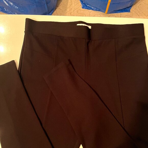 Chaus Black Pull-On Pants – Straight Leg, Size Large, Worn Once - Picture 1 of 6